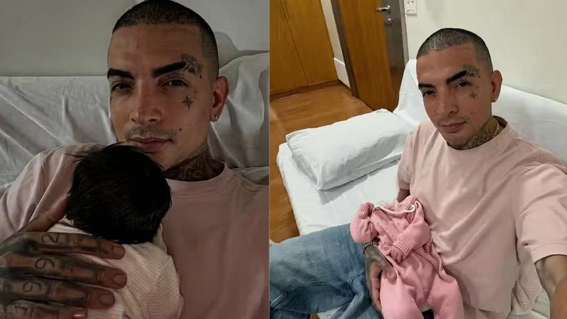 MC Guimê se declara para a filha recém-nascida