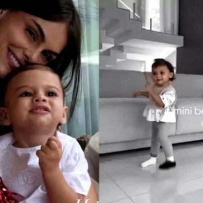 Amanda Kimberlly mostra Helena dançando ao som de Justin Bieber em vídeo