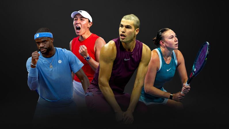 Evento terá Alcaraz, Tiafoe, Pegula e Anisiomva (Foto: A Racquet at The Rock/Divulgação)