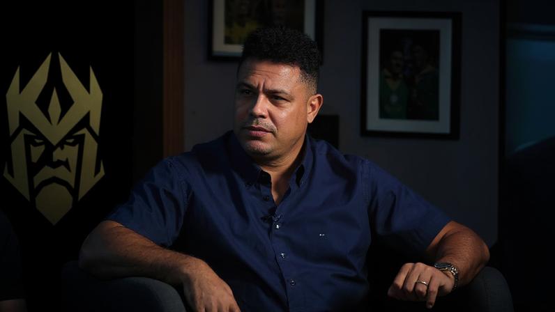 Ronaldo participou da live da Kings League sobre a Copa do Mundo da modalidade criada por Piqué (Foto: Divulgação)