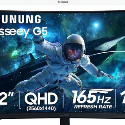 Monitor Odyssey de 32 polegadas da Samsung atinge preço mínimo histórico