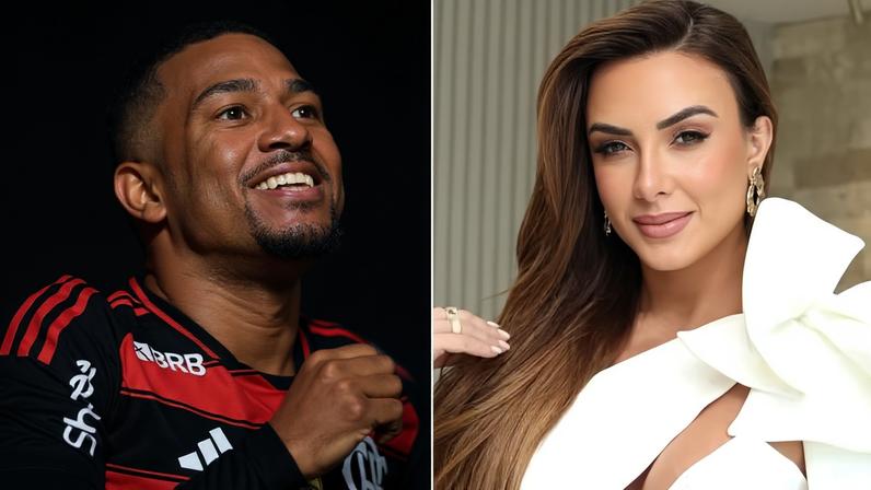 Samuel Lino e Nicole Bahls — Foto: Getty Images e Reprodução Instagram/Nicole Bahls