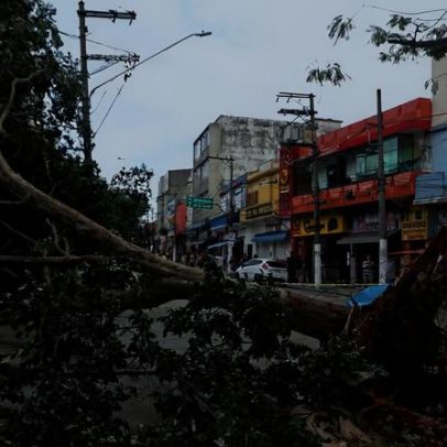 Ventania deixa 1,8 milhão de moradores sem energia em São Paulo