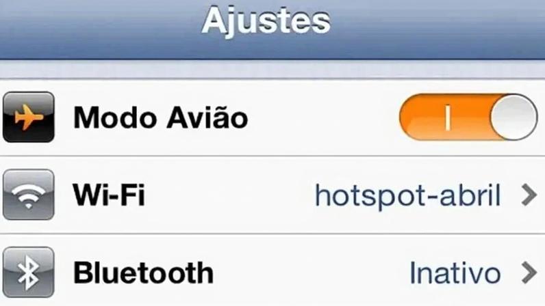8 - Wi-Fi no Modo Avião (EXAME.com)