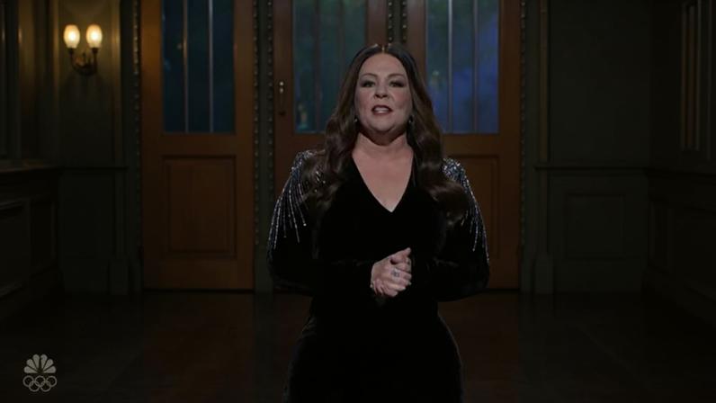 Melissa McCarthy flaunted her weight loss transformation. NBC / SNL