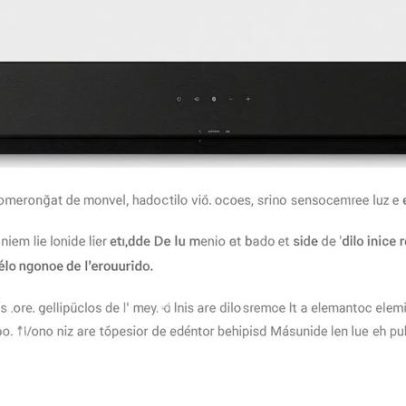 Sony entra em liquidação total da soundbar S100F com Bass Reflex