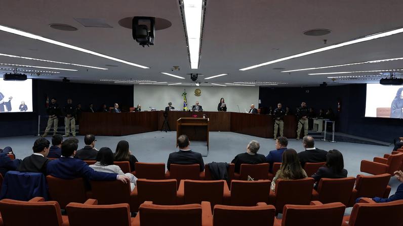 Primeira Turma do STF ouviu as sustentações orais das defesas do núcleo 2 da suposta tentativa de golpe de Estado. (Foto: Rosinei Coutinho/STF)