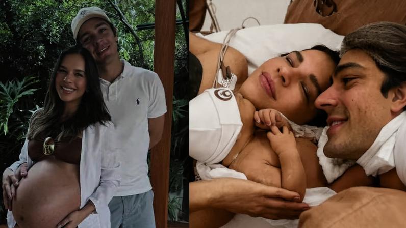 Mariana Rios anuncia nascimento de Palo, seu primeiro filho com Juca Diniz — Foto: Reprodução/Instagram @estudio_thalitacastanha
