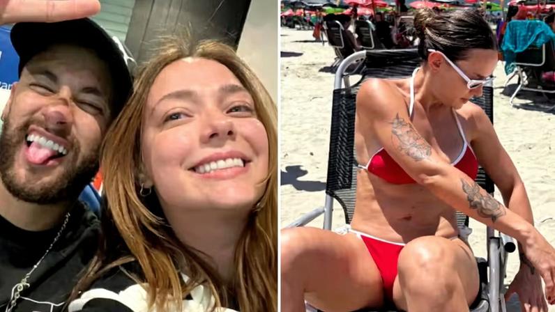 Mãe do filho de Neymar, Carol Dantas posa de biquíni em temporada no Brasil — Foto: Reprodução/Instagram