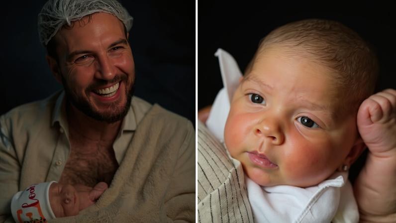 Thiago Nigro se derrete pela filha com Maíra Cardi durante passeio: 'Meu amor' — Foto: Reprodução/Instagram