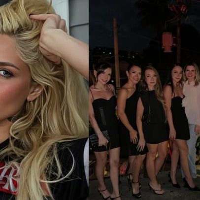 'Flaesposas' se reúnem na celebração de títulos; Karoline Lima fica de fora