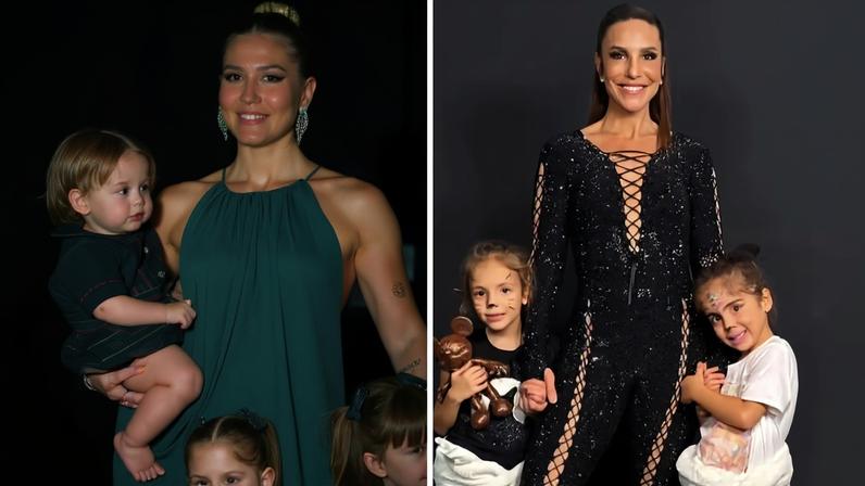 Virginia, Ivete e Iza: como funciona a guarda compartilhada nas festas de fim de ano? — Foto: Reprodução/Instagram
