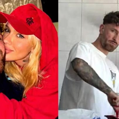 Após reconciliação, Karoline Lima mostra Léo Pereira ajudando no Natal