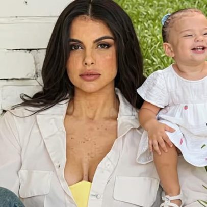 Amanda Kimberlly mostra Helena, filha de Neymar, na véspera de Natal