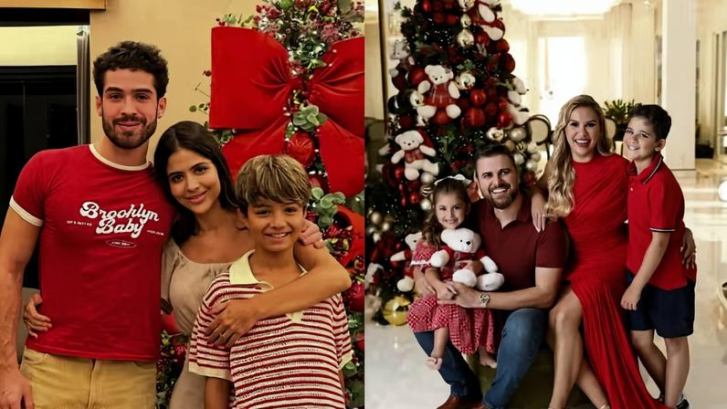 Famosos compartilham o encontro com a família na véspera de Natal; FOTOS — Foto: Reprodução/Instagram