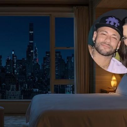 Neymar e Bruna Biancardi em suíte presidencial em NY com diária de R$ 200 mil