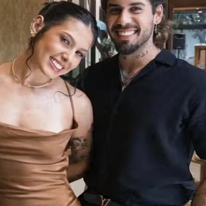 Ana Castela recebe buquê em casamento; Zé Felipe beija cantora em vídeo