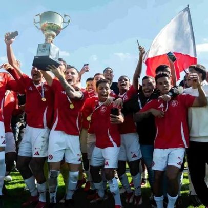 Sub-20 treina com elenco profissional do Internacional na temporada