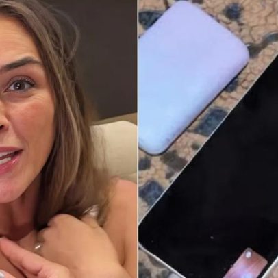 Tainá Militão faz videochamada para ver o marido dormir quando não está ao lado