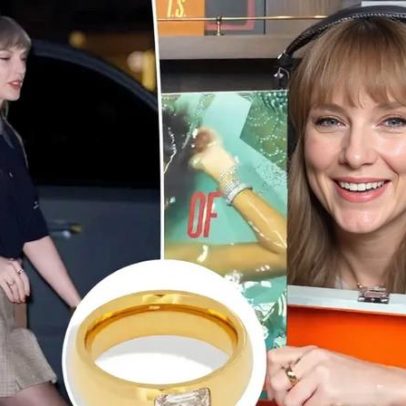 Taylor Swift volta a usar anel Mazin Jewels de US$50, presente ideal