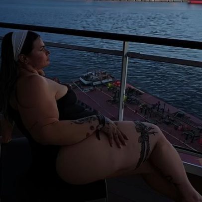 Thais Carla perde mais de 80 kg e recebe carinho do marido em vídeo