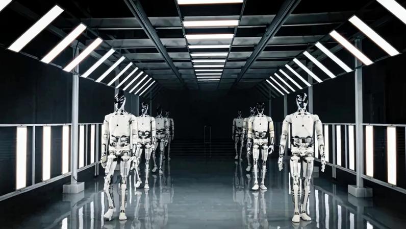 A video clip of Xpeng's next-gen Iron humanoid robot during AI Day in Guangzhou, China on November 5.