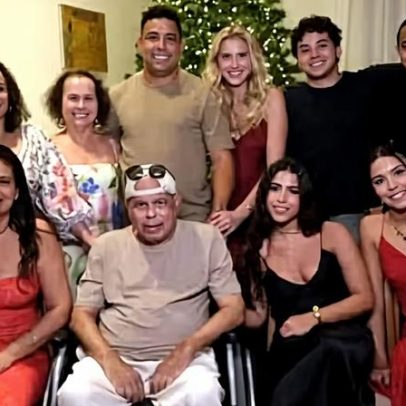 Ronaldo Fenômeno celebra Natal em família e semelhança com o pai impressiona