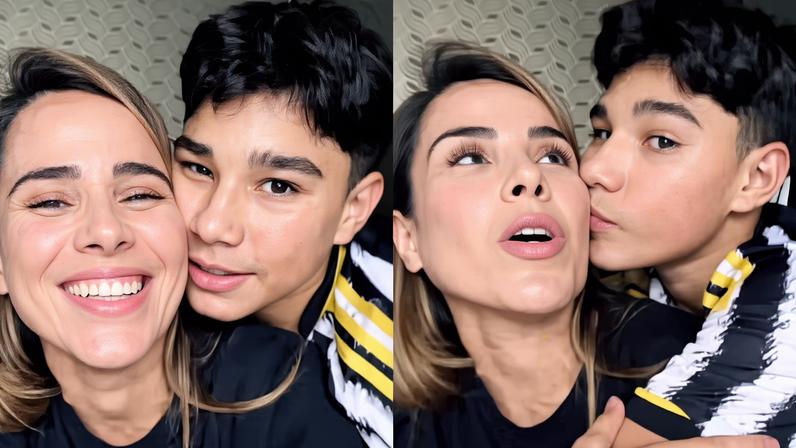 Wanessa Camargo surge em carinho com o caçula após falar de afastamento dos filhos — Foto: Reprodução/Instagram