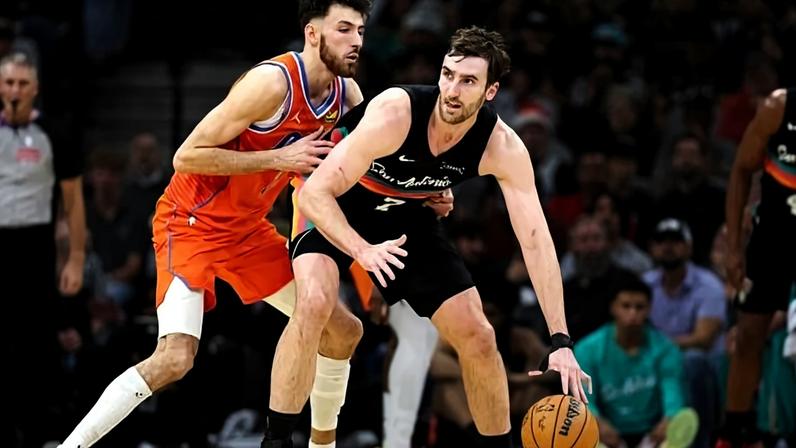 San Antonio Spurs vence Oklahoma City Thunder na NBA (Foto: Reprodução)