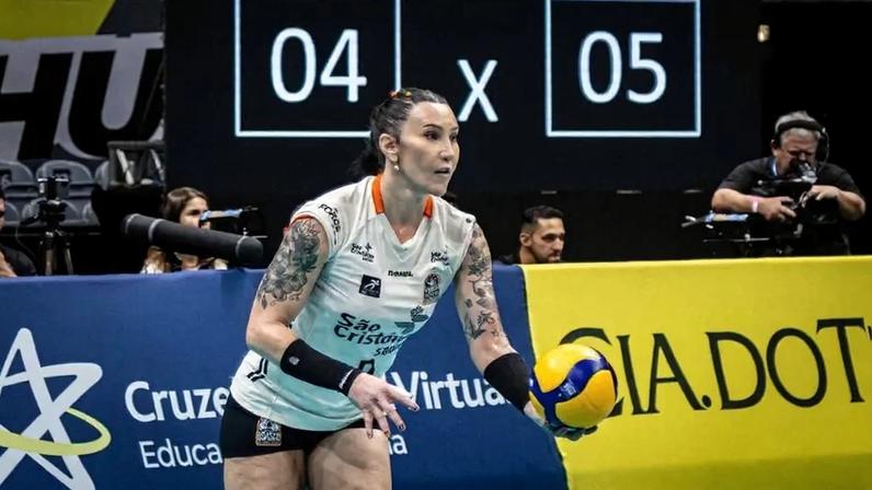 Tifanny defende o Osasco desde a temporada 2021 (Foto: Hermes de Paula/ CRF)