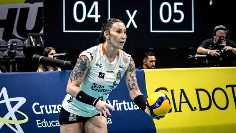 Tifanny defende o Osasco desde a temporada 2021 (Foto: Hermes de Paula/ CRF)