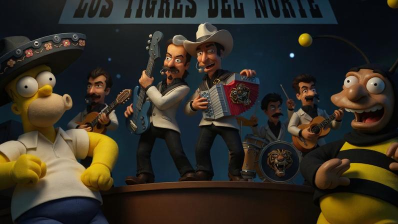 Los Tigres del Norte entram no universo Simpsons em homenagem aos fãs latinos