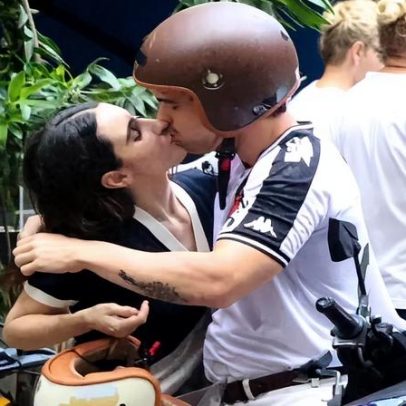 Valentina Herszage é flagrada beijando o namorado no Baixo Gávea