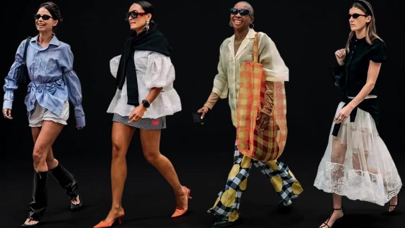Looks usados nas ruas de Copenhague durante a semana de moda da cidade — Foto: Acielle / Style Du Monde