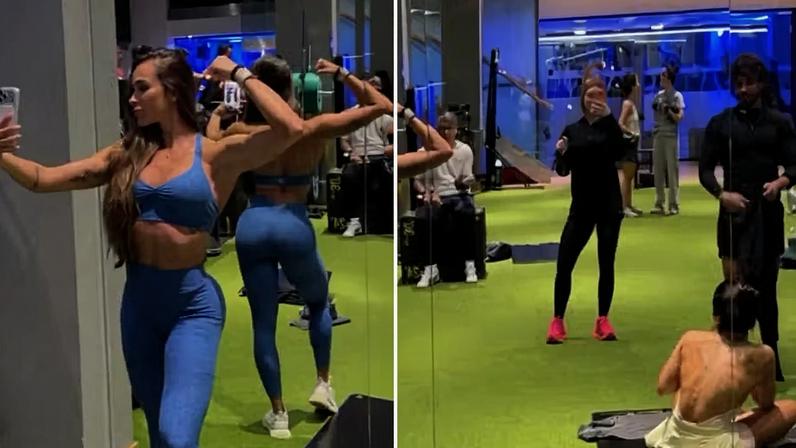 Virginia Fonseca e Tainá Militão treinam juntas na Espanha — Foto: Reprodução Instagram