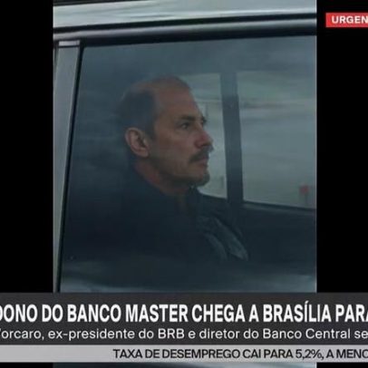 Daniel Vorcaro chega a Brasília para depor