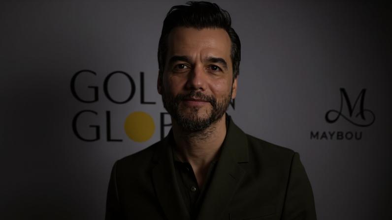 Wagner Moura em evento do 'Globo de Ouro'