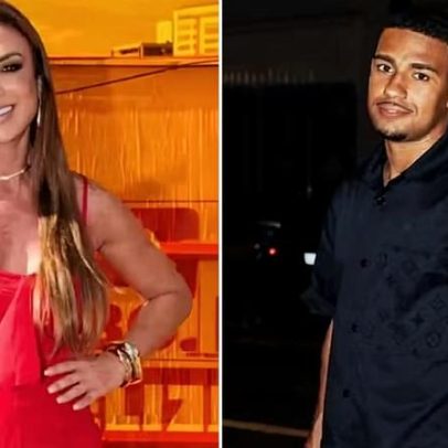 Nicole Bahls mantém romance com jogador do Flamengo