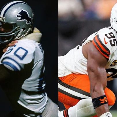 Al 'Bubba' Baker torce para Myles Garrett quebrar recorde de sacks