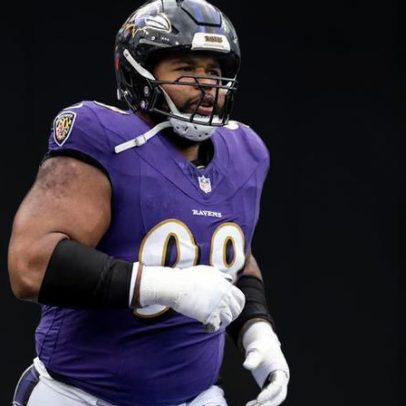 Travis Jones renova com Ravens por 3 anos e US$ 40,5 milhões