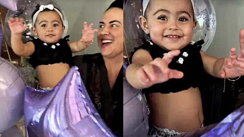Graciele Lacerda faz surpresa de aniversário para Clara, sua filha com Zezé