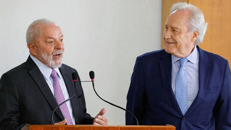 O presidente Lula e o ministro Ricardo Lewandowski. Foto: Sergio Lima/AFP