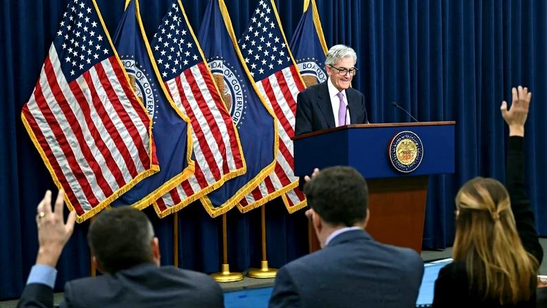 Jerome Powell, presidente do Fed. Foto: Andews Caballero-Reynolds/AFP