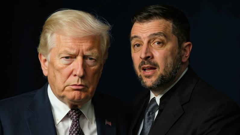 Putin, Trump e Zelensky –Fotos: AFP