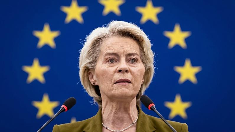 A presidente da Comissão Europeia Ursula von der Leyen. Foto: SEBASTIEN BOZON / AFP