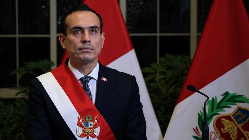 José Jerí, presidente do Peru. Foto: Connie France/AFP