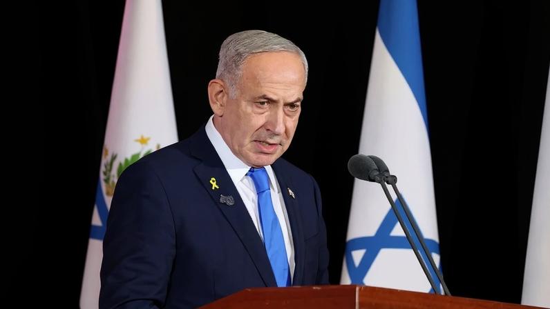 Benjamin Netanyahu, o primeiro-ministro de Israel. Foto: Alex KOLOMOISKY / POOL / AFP