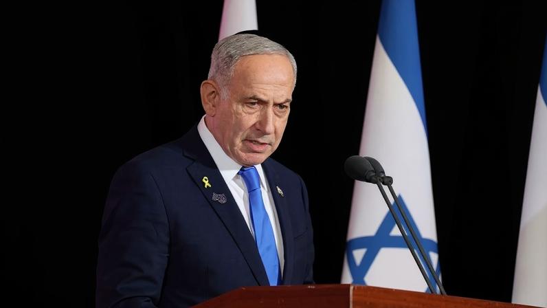 Benjamin Netanyahu, o primeiro-ministro de Israel. Foto: Alex KOLOMOISKY / POOL / AFP