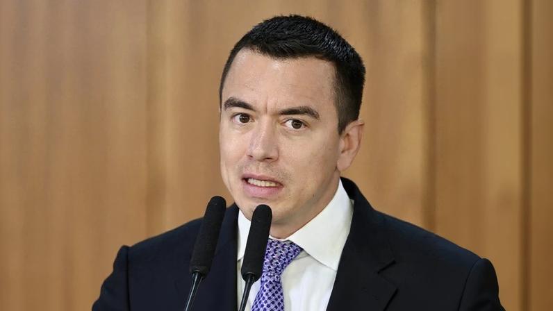 O presidente do Equador, Daniel Noboa. Foto: Evaristo SA / AFP