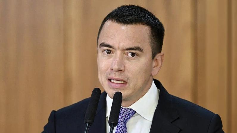 O presidente do Equador, Daniel Noboa. Foto: Evaristo SA / AFP